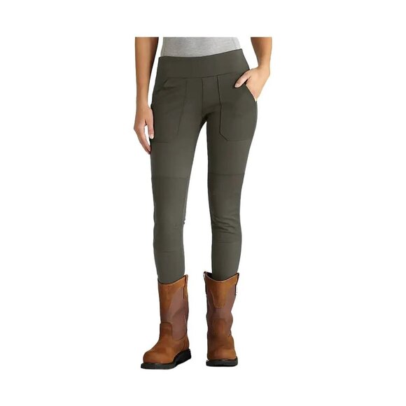 Carhartt Legging Double Knee Chore Fitted Force Mid Weight XS Oyster Gray 102482 - Picture 1 of 16